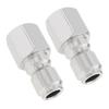 Pack Of 2 Steel Quick Connect Pressure Washer Couplers 3/8 Inch Female NPT Fitting Simple To Use for Cleaning Machines
