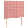 VidaXL Headboards 2 Pcs Pink 100x5x78-88 Cm Velvet3116813