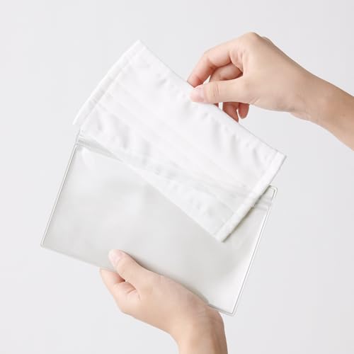 MUJI Single-sided Clear Case White Gray Large 120 x 190mm NDA54A8A