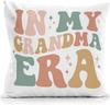 Grandma Gifts Pillow Covers Throw Pillow Decorative Pillowcase From Linen Without Filling For Grandma’S Peaceful Sleep Love