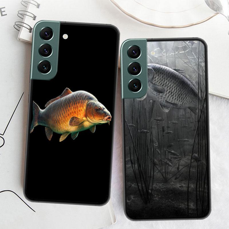 Carp Fishing Fish Phone Case For Samsung A15 A25 A35 A55 Galaxy A70S A50S A30S A30 A40 A71 A51 A41 A31 A21 A11 A01 A20S A10S A20