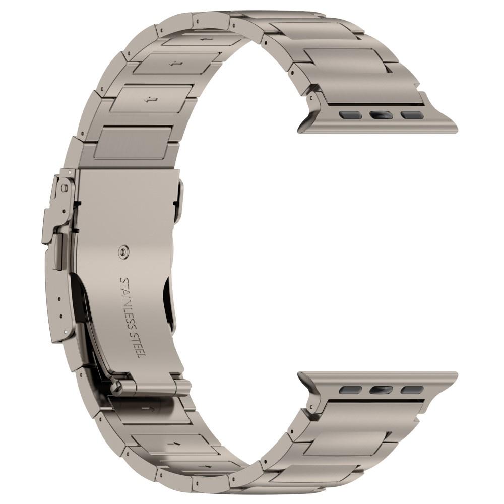 Bracelet for Apple Watch 1/2/3/4/5/6/7/8/9/10/11/SE Ultra 1/2/3 42/44/45/46/49mm, Titanium