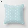 Light Blue Green Mint Color Geometric Printing Pattern Cushion Cover Home Living Room Sofa Decoration Square Pillow Pillow Cover