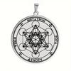 Archangel Metatron Cube Amulet Pendant Necklace
