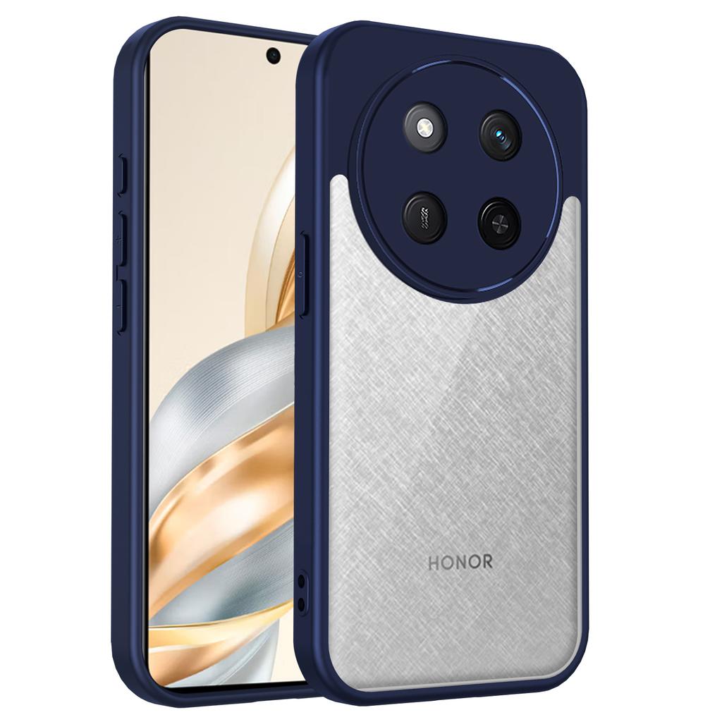 Honor Magic7 Lite Case Plating Silicone Bumper Shockproof Clear Back Cover Hard Matte Phone Case for Honor Magic 7 Lite BRP-NX3
