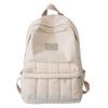 Student School Bag Men's Solid Color Backpack Women's Large Capacity Backpack