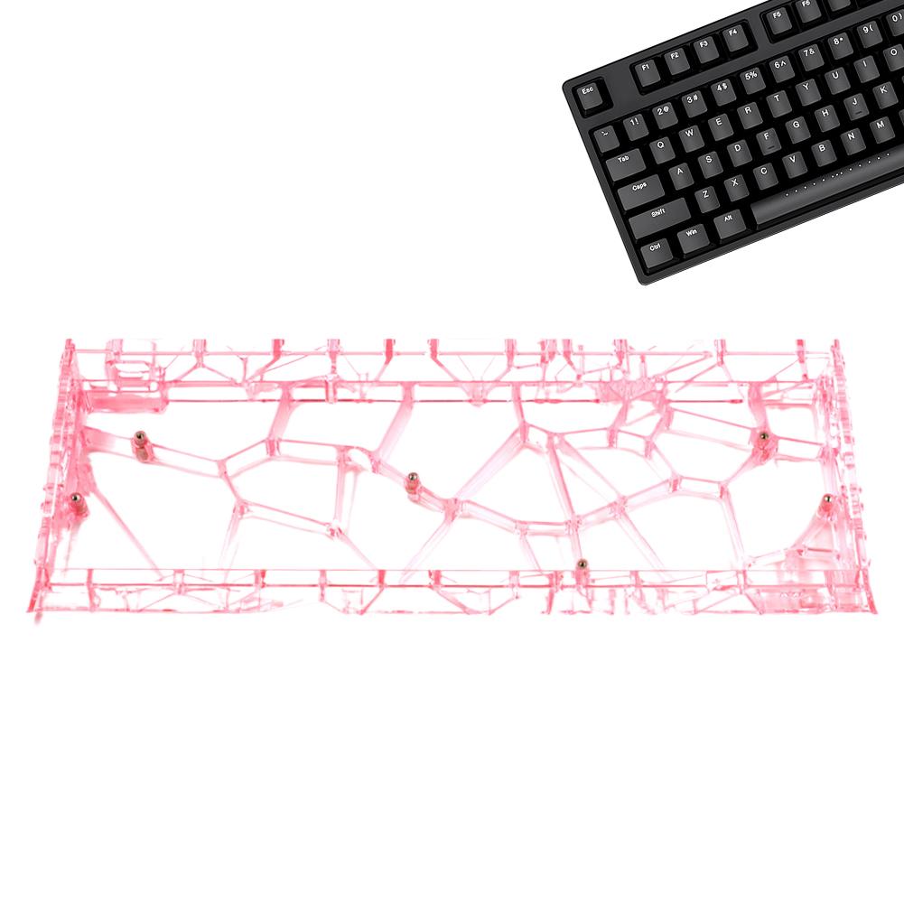 60 Transparent Hollow Keyboard Shell/Inner Sheath Wired Bluetooth Replacable Space for Cherry MX Switches Mechanical keyboard