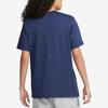 Nike Logo Crew Neck Pullover Short Sleeve T-Shirt Men Tops Navy-Blue AR5007-410