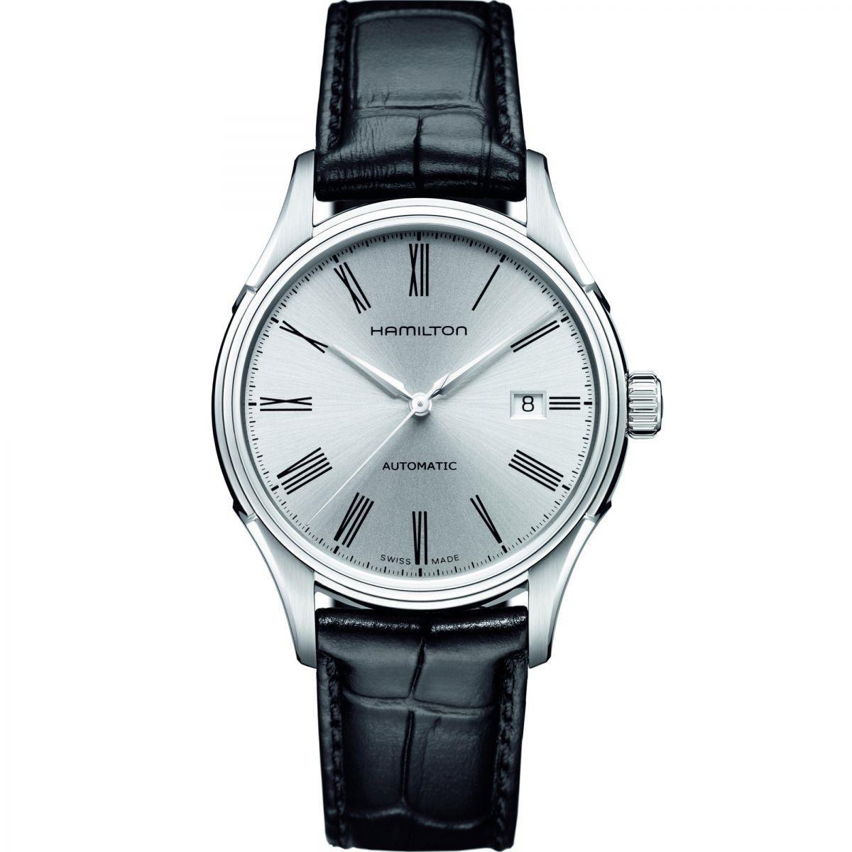 

HAMILTON Watch Regular Warranty Valiant Auto Roman SLB leather H39515754 Imported [Hamilton] Men s [Regular Product]