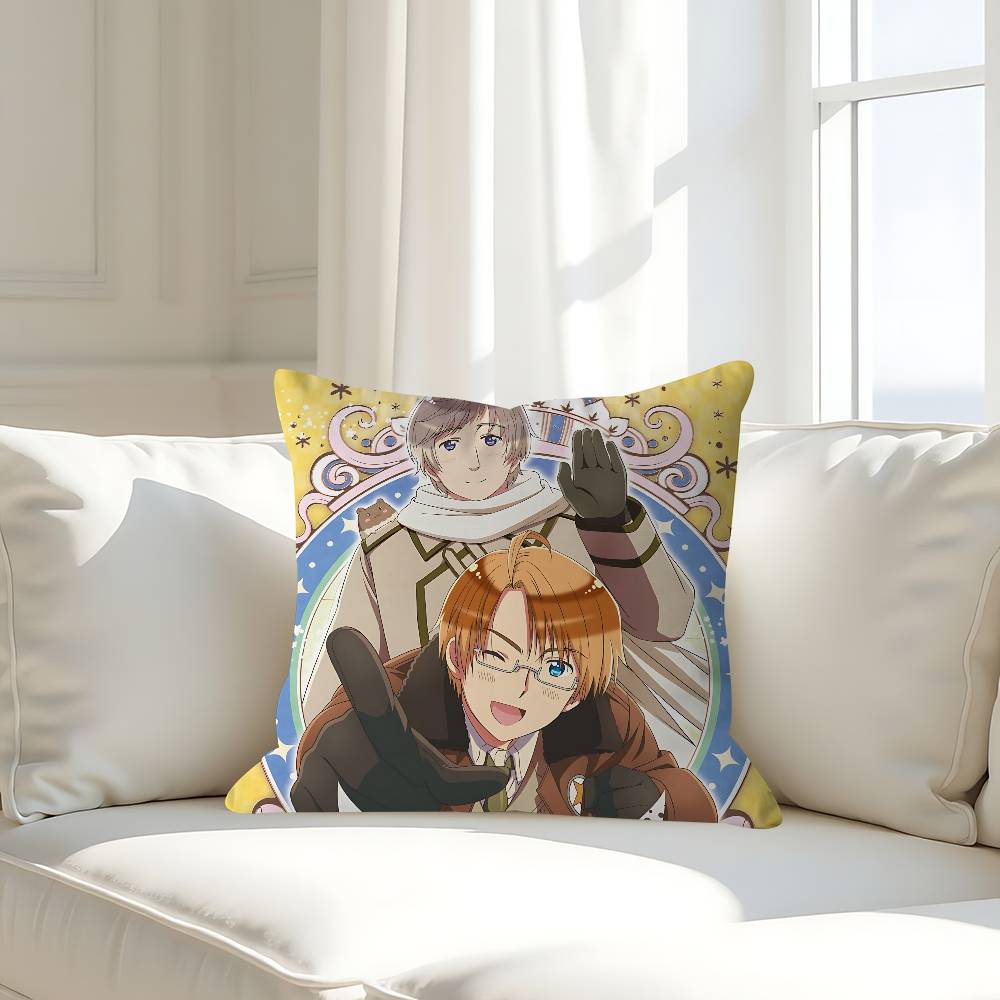 H-Hetalia World Stars Personalisierter Kissenbezug Kinderzimmer Wilde Party Deko Kissenbezug Kinder Geburtstag Dusche Geschenk