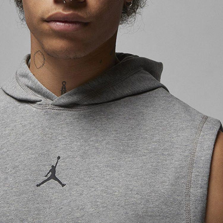 Jordan Dri-FIT Sport Sleeveless Breathable Pullover Hooded Vest Grey DZ0572-091