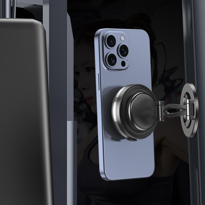 Portable Secure Magnetic Car Phone Bracket Holder with Vacuum Suction for Navigation Video Calls Safe Driving Experience