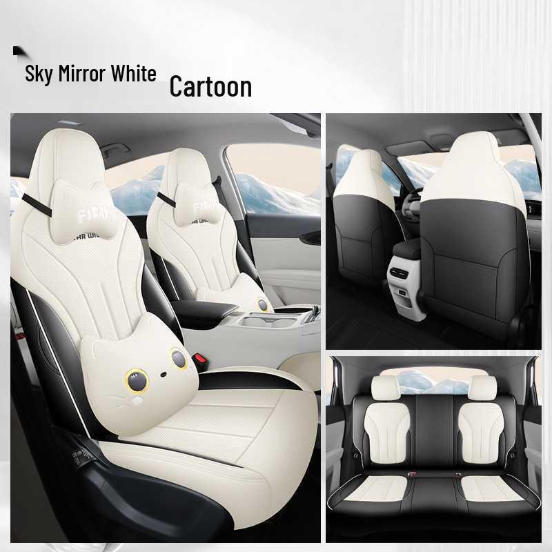 2026 Universal Leather Car Seat Cushion - All-Season Full Coverage for Geely Xingyuan