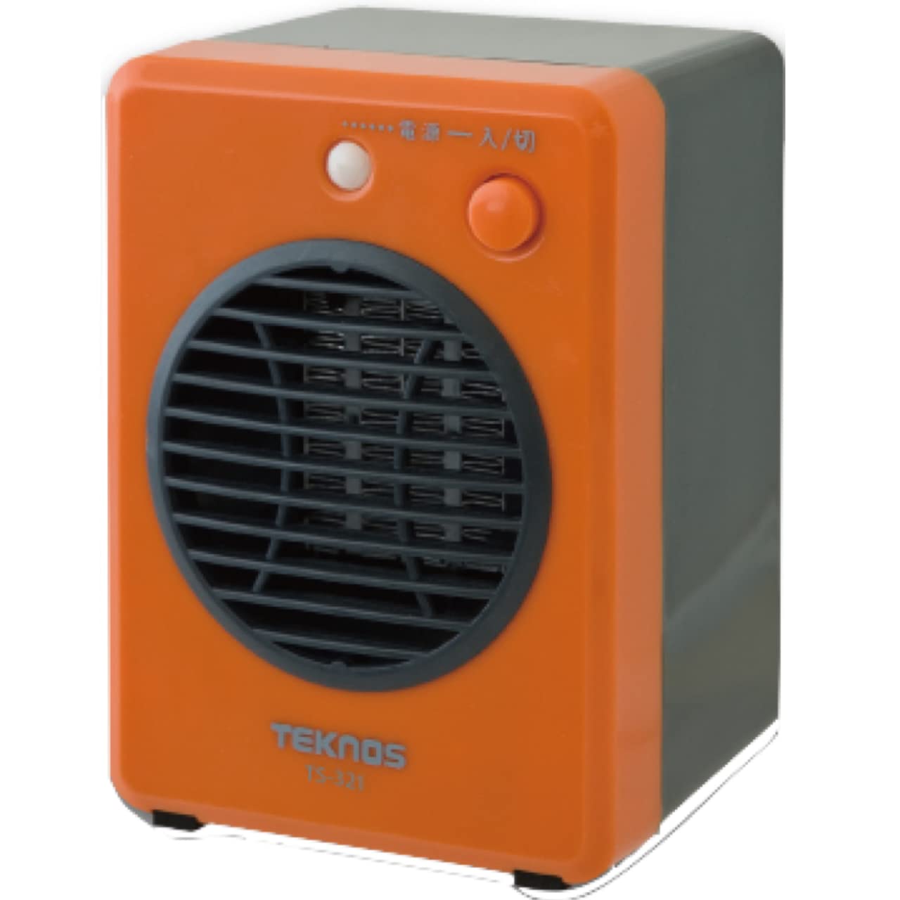 

TEKNOS Mini Ceramic Fan Heater 300W Orange TS-321 помаранчевий