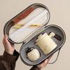 Portable Luxury Travel Tea Set: Quick Brew Cup for Outdoor Camping and Vehicles