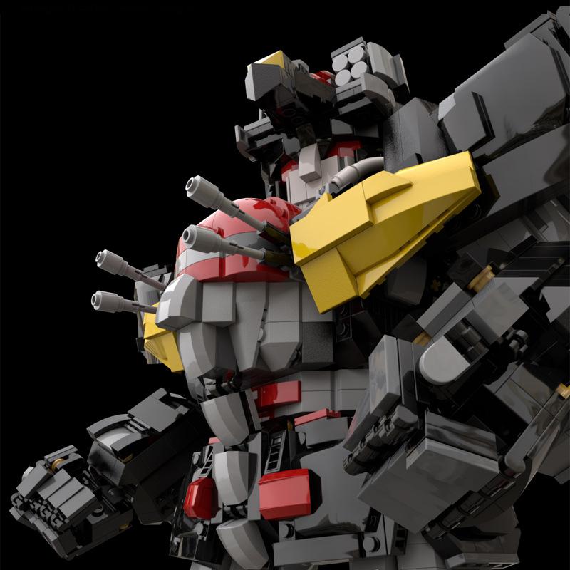 M Building Block Compatible Lego 88688 Super Beast Machine God Broken Air I, Combat Robot Mecha Infantry