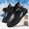 Winter Men's Warm Snow Boots, Anti Slip and Wear-resistant High Top Men's Boots with Plush Waterproof Men's Casual Shoes sneaker