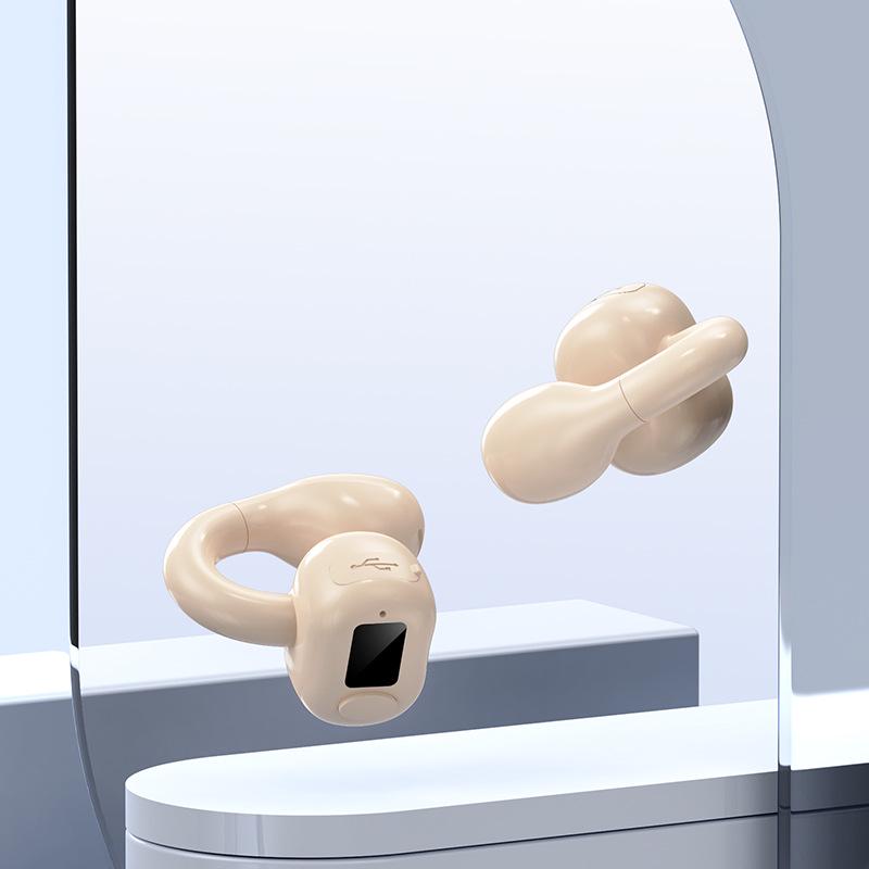 M10 Bluetooth Earbuds: New Clip-On, Dual or Single Ear, External Sound, Sports & Business Style.