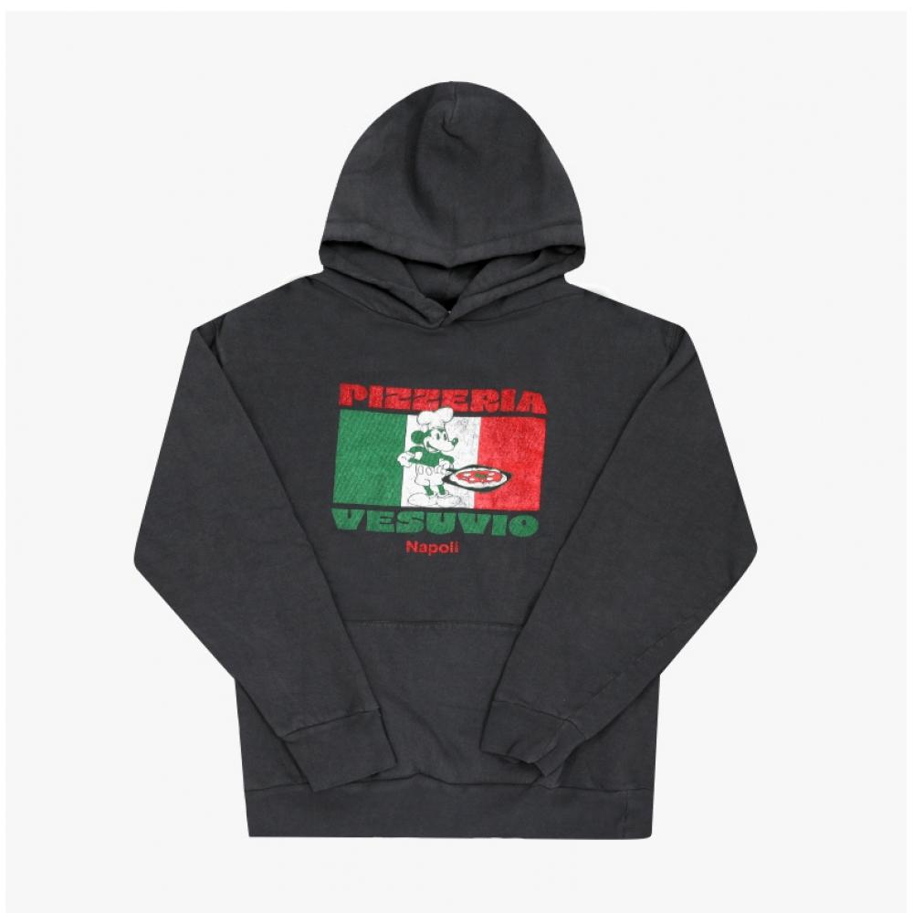 Wilddonkey Unisex Hoodie Dyed Old Black Fc Vesuvio