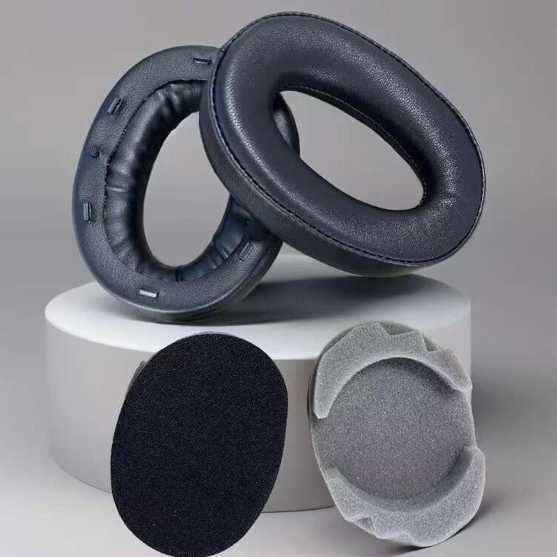 1 Pair Soft Sponge Replacement Ear Pad for MDR-1000X Bluetooth-compatible Wireless Headphones Ear Pad Headset Accessorie