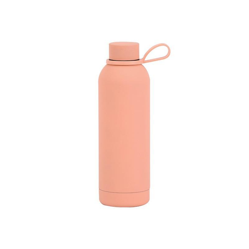 500ml 304 Stainless Steel Small Bottle Large-Capacity Thermos With Handle Outdoor Portable Sports Cup Vacuum Insulation Gifts