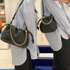 High Quality Leather Women'S Bag Donut Chain Lucky Bag Bag Drawstring Cloud Bag Underarm Bag
