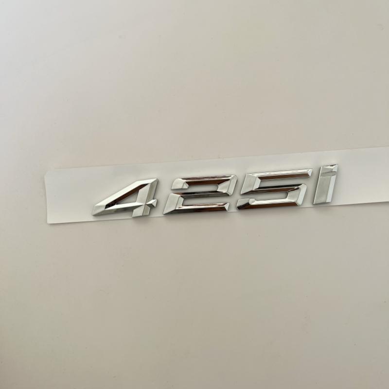Car 3D ABS Trunk Letters Logo Badge Emblem Styling Decals Sticker For BMW 4 Series 420i 425i 428i 430i 435i 440i F30 F32 F33 F36