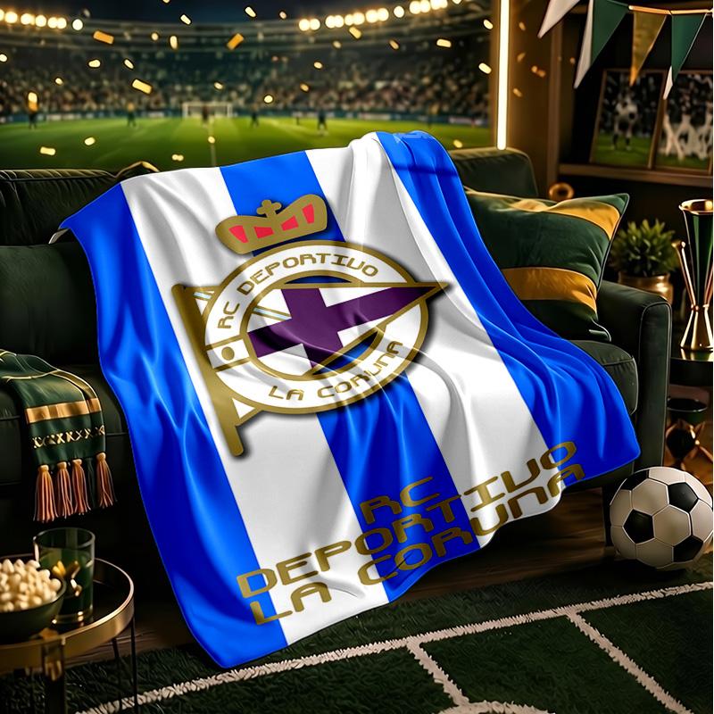 Deportivo Football Blanket Lightweight Ideal Bedding Blanket Perfect for Travel, Camping, Living Rooms, Offices, Sofas, Fan Christmas gift