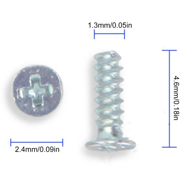 58Pcs Full Screws Set for NS Lite Game Console Repair Replacement Head Screw Kit