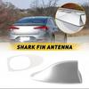 Sliver Shark Fin Antenna Cover Radio Signal FM/AM Booster Aerial Antenna Replace