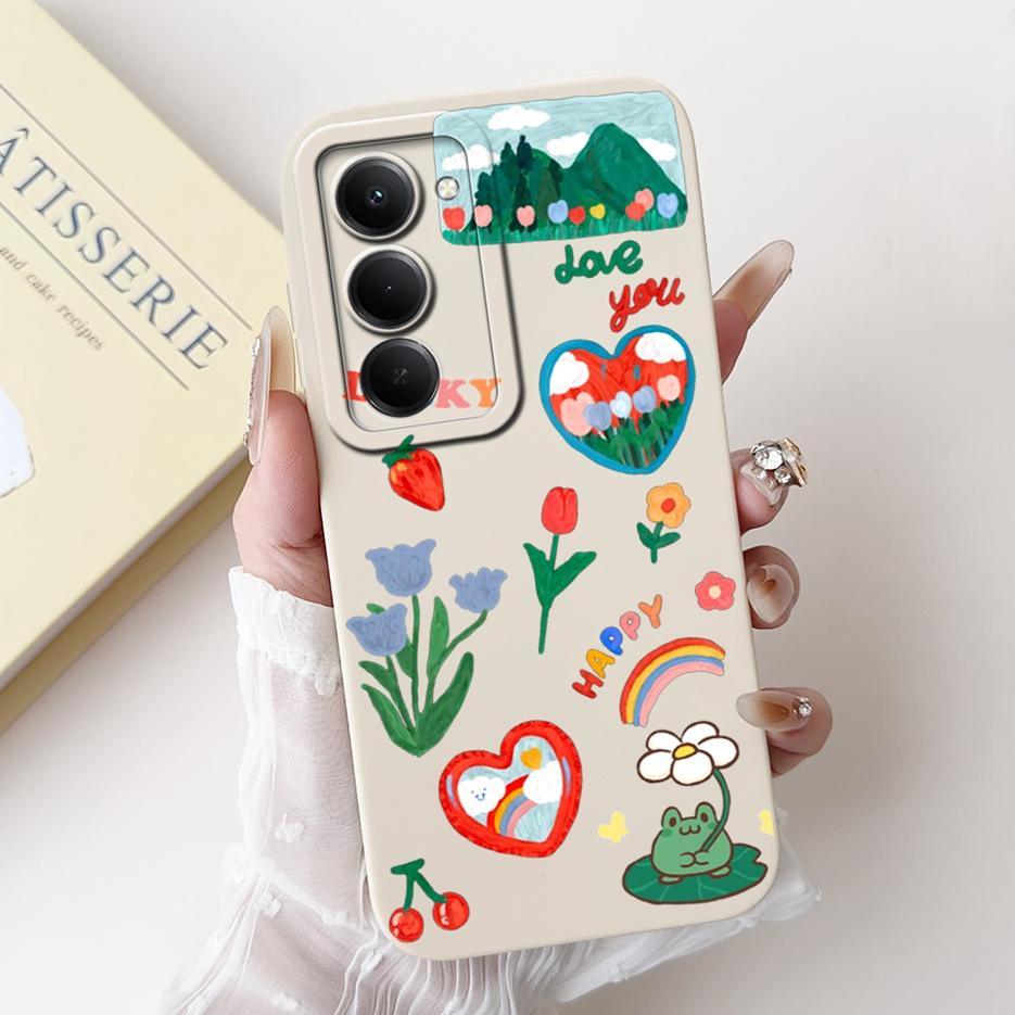 For Xiaomi Redmi 15 5G Case Luxury Art Painted Cover Shockproof Soft TPU Phone Case For Xiaomi Redmi 15 Redmi15 4G Fundas Bumper