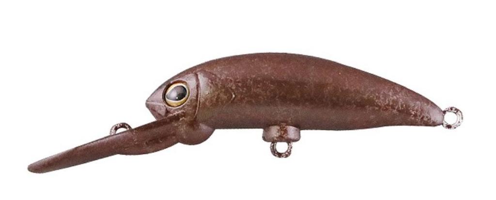 Jackall Timon Buri Buri Minnow DR 40 mm Floating Lure Tackey Brown (9556)