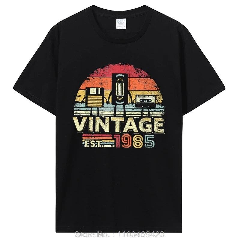 Funny Classic 1985 Original Vintage T Shirt Summer Graphic Unisex Cotton Tshirt Streetwear Birthday Awesome T-shirt Clothing