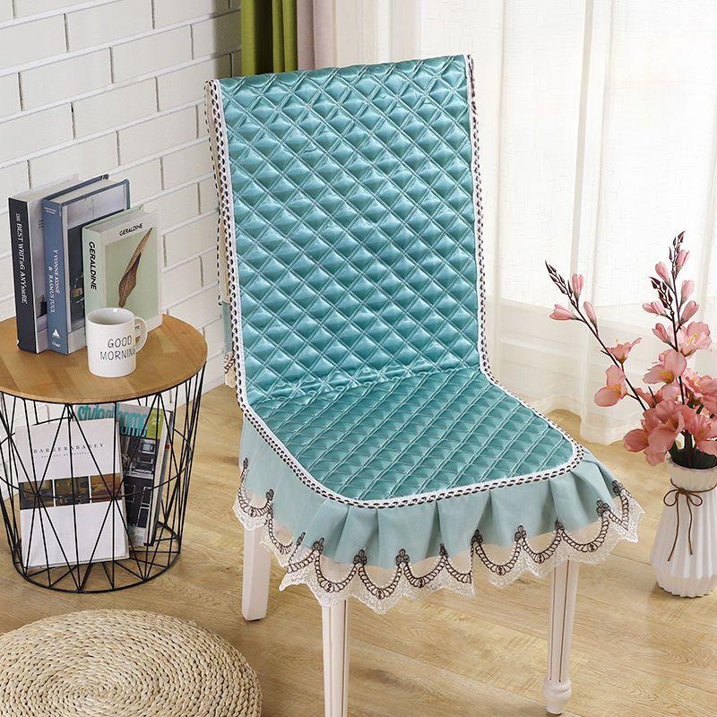 

Подушка для стула, утолщенный чехол для стула для столовой, противоскользящий, интегрированный чехол для сиденья стула, интегрированный коврик для стульев для столовой 1 chair cover [without tablecloth]