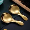 Silber/Golden Edelstahl Kurzen Griff Löffel Gabeln Suppe Löffel Gewürze Löffel Dessert Löffel Tee Kaffee Löffel