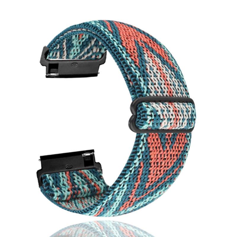 22mm 20mm Nylon loop strap for Samsung Galaxy Watch 7/6/5/4 Huawei Watch GT5/4/3 Adjustable elastic bracelet Amazfit GTR 4 strap