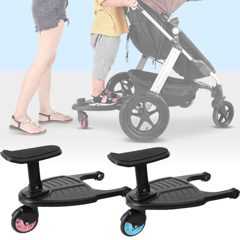 Pushchair Buggy Board Baby Stroller Auxiliary Pedal Seats Durable Versatile