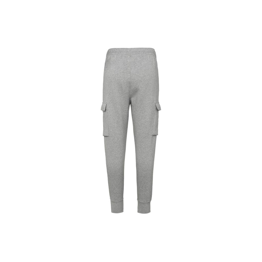 Nike Sportswear Club Fleece Cargo Multiple Pockets Stay Warm Bundle Feet Sports Long Pants Gray Men's CD3130-063