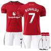 2025-26 Manchester United Home #7 RONALDO Sport Training Jersey Set with Socks Teens Kids Adults Football Kits