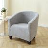 Leaves Jacquard Tub Chair Cover Elastic Club Sofa Slipcovers Armchair Case Single Sofa Cover for Living Room Bar Counter Banquet