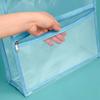 Transparent PVC File Bag, A4 File, Book, Office Material Bag,Can Hold Approximately 12 Books.Essential for Students/office Staff