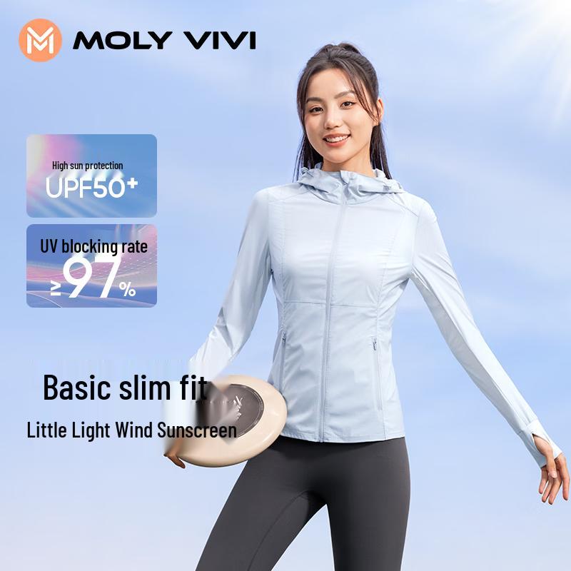 

MOLY VIVI Women s Cooling Slim-Fit Sun Protection Jacket M
