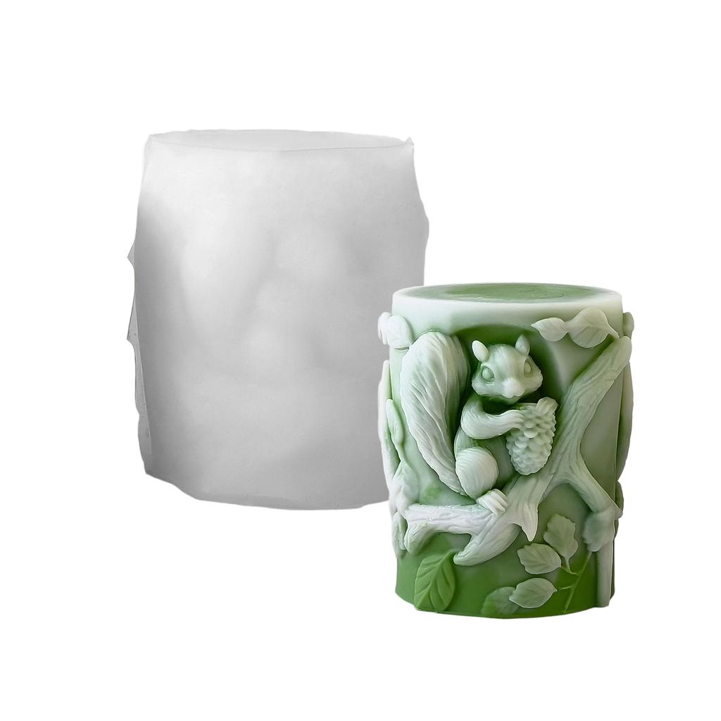 Practical Sturdy Silicone Mould Accessory for Squirrel Candle Holders Portable for Handmade Gifts and Home Accent