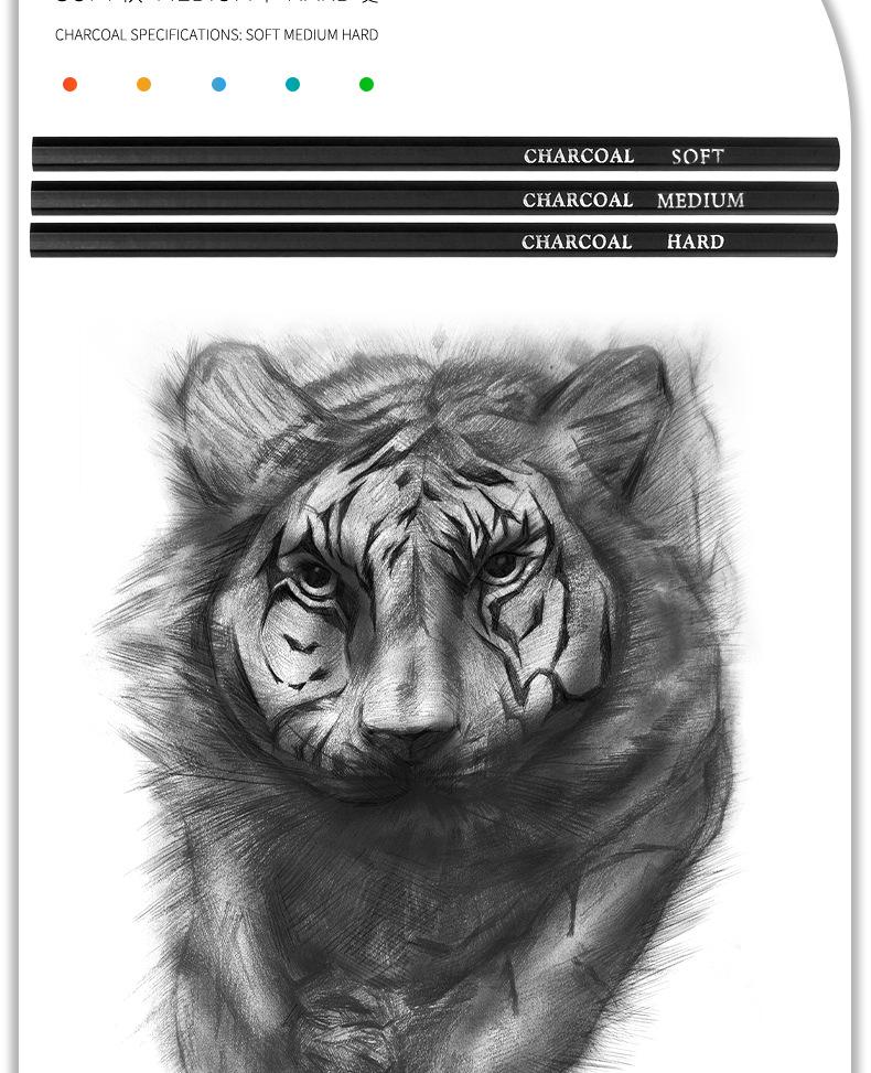 96-Piece Professional Sketch & Drawing Colored Pencil Set for Fine Art Supplies