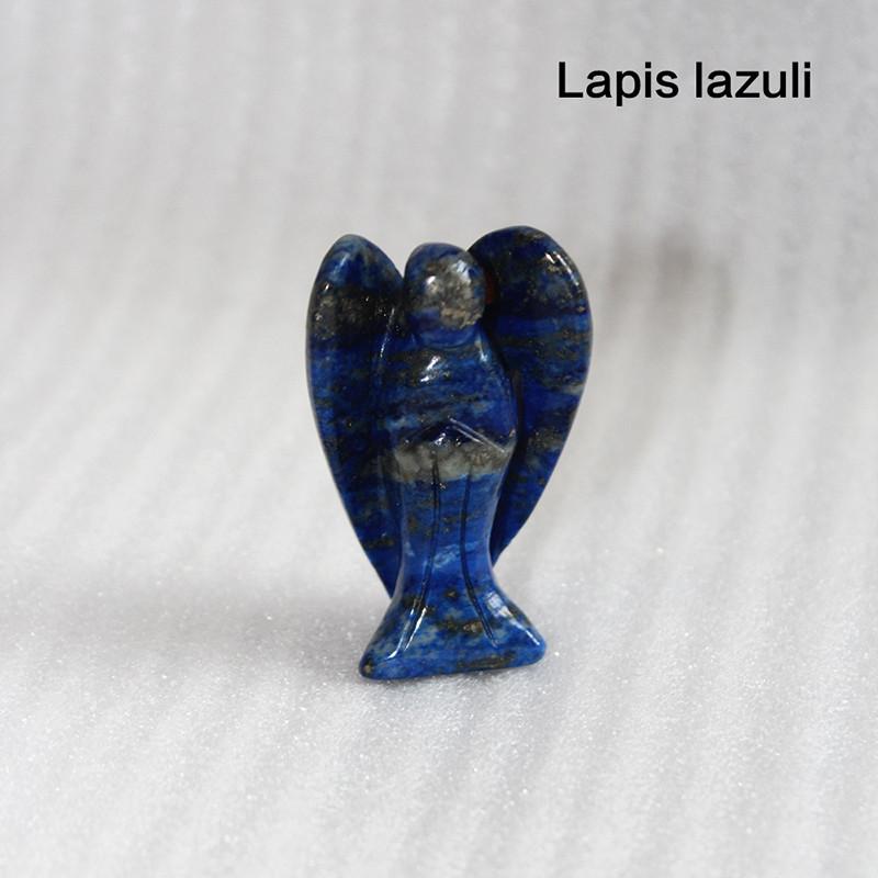 

Хрустальная резная фигурка ангела-хранителя, карманный камень, лечебная поделка, статуэтка 15 дюймов Lapis lazuli