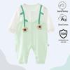 Unisex Baby Langarm Baumwoll-Strampler - Sommer Krabbel- & Hausanzug