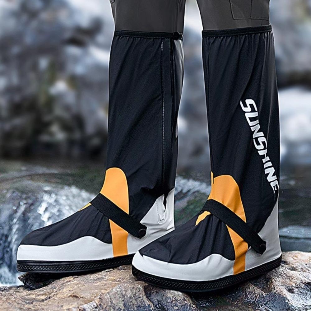 

Waterproof Motorbike Rain Foot Cover Thickened Rainproof Shoes Cover Male Female S-Sunshine