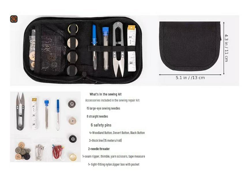 Portable Hand-Woven Sewing Storage Bag