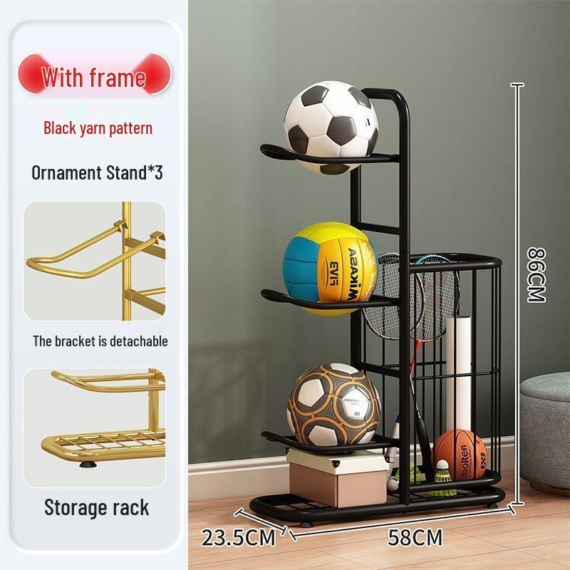 Aufbewahrungsregal für Volleyball und Basketball für Kinder