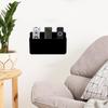 Plastic Remote Control Holder Wall Mount Storage Rack for Living Room Kitchen and Office Use Adjustable Divider Shelf